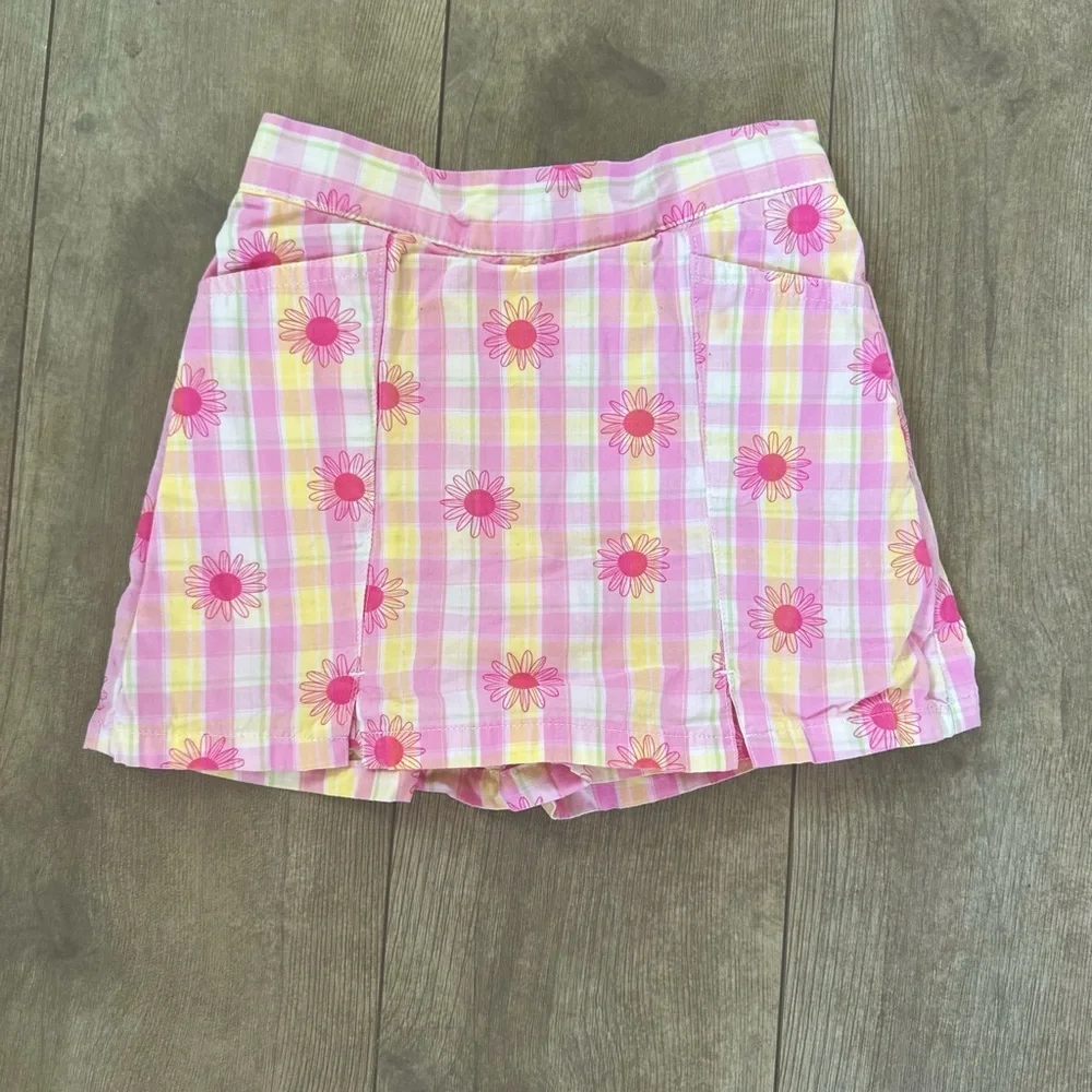 Vintage Carter’s Floral Plaid Girly Skort 4T